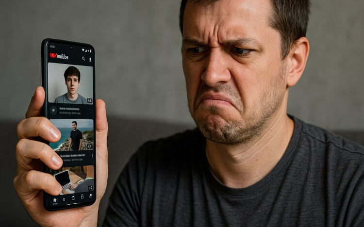 Постер с инструкцией по очистке рекомендаций YouTube