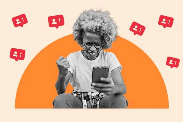 Визуализация анализа подписчиков в социальных сетях