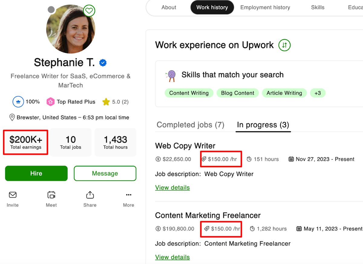 Ставки копирайтеров на платформах фриланса